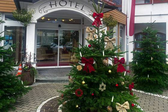 Weihnachtsbaum beim Krutzler Genussgasthof & Hotel