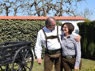 Ingrid und Helmut Krutzler im Burgenland
