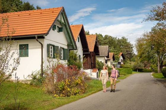 Wandern in der Kellergasse (c) Burgenland Tourismus