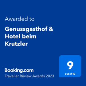 Traveller Review Award 2023 von booking.com