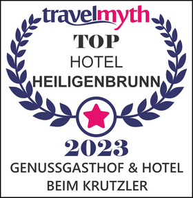 Top Hotel in Heiligenbrunn Auszeichnung von travelmyth