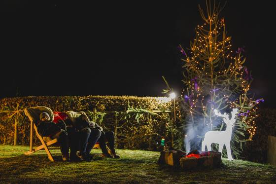 Weihnachtsmarkt im Garten des Hotel Krutzler im Südburgenland