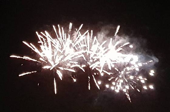 Feuerwerk zu Silvester im Genussgasthof & Hotel Krutzler